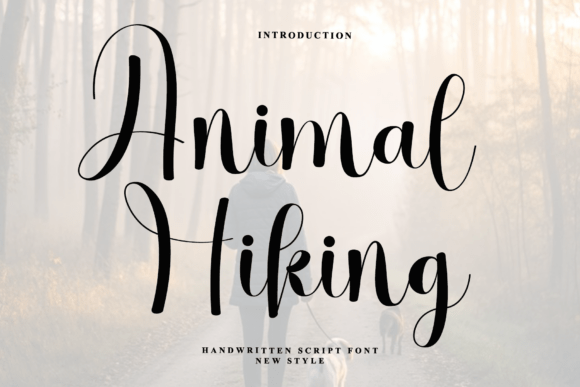 Animal Hiking: A Sleek Script Typeface for Modern Editorial Design