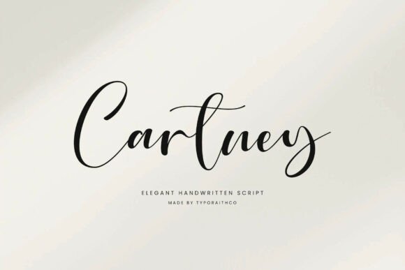 Cartney Typeface for Elegant Editorial Design