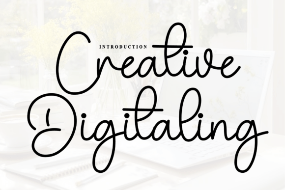 Creative Digitaling: A Script Font for Crafters