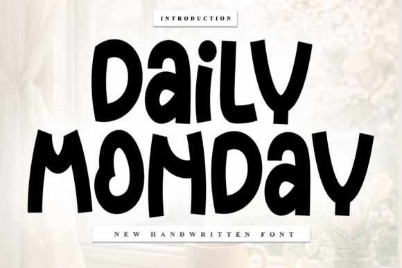 Daily Monday Script Font for Makers