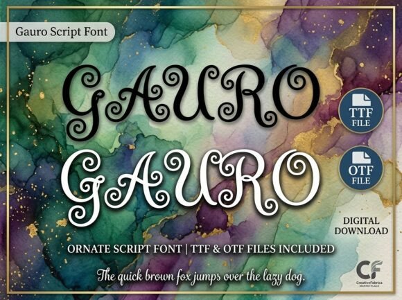Gauro Typeface: Elevating Campaign Visuals