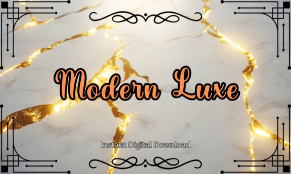 Modern Luxe Font for High-End Campaign Design