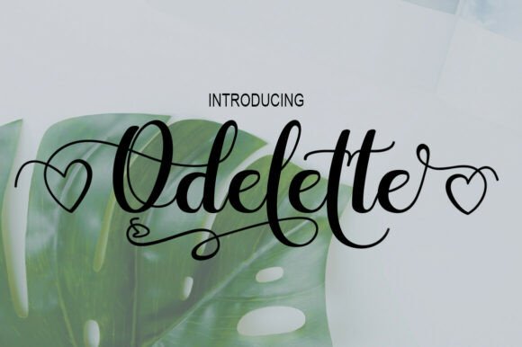 Odelette Font: Elevate Your Brand with Modern Script