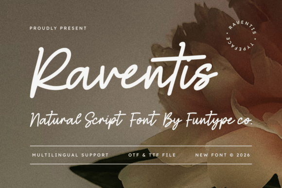 Raventis: The Elegant Script Font for Impactful Campaigns