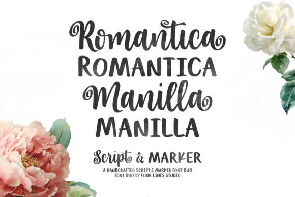 Romantica Manilla Duo: A Soft Script & Marker Pair