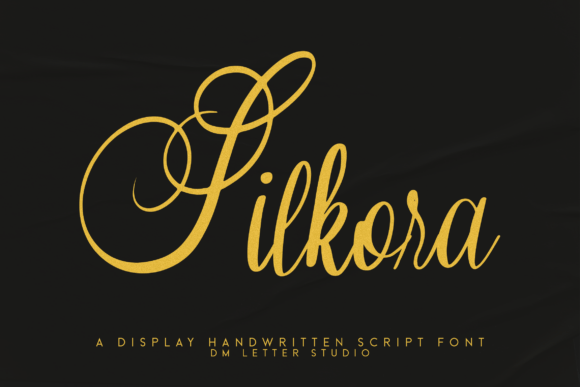Silkora: Elevate Your Brand with Elegant Script Fonts