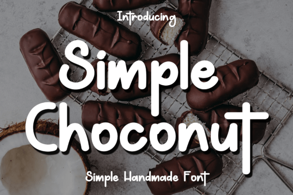 Simple Choconut: A Fluid Script Typeface for Digital Elegance