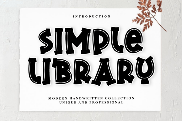 Simple Library Font for High-Impact Campaigns