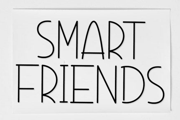 Smart Friends Font for Digital Branding