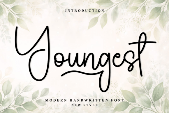 Youngest: A Modern Script Font for Editorial Elegance